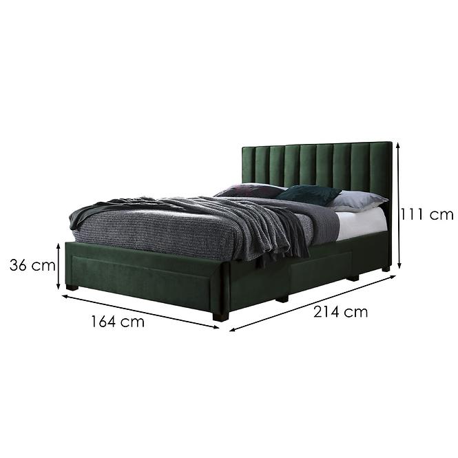 Bett Grace 160 grün