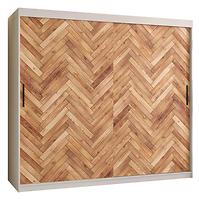 Schrank HERRINGBONE 1 200 Weiß/Fischgrät