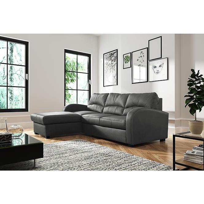 Ecksofa Tilo REC/BK-2F Matt Velvet 97 L