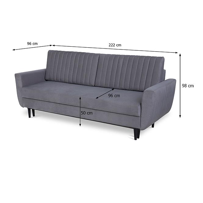 Sofa Monet Element 3 grau