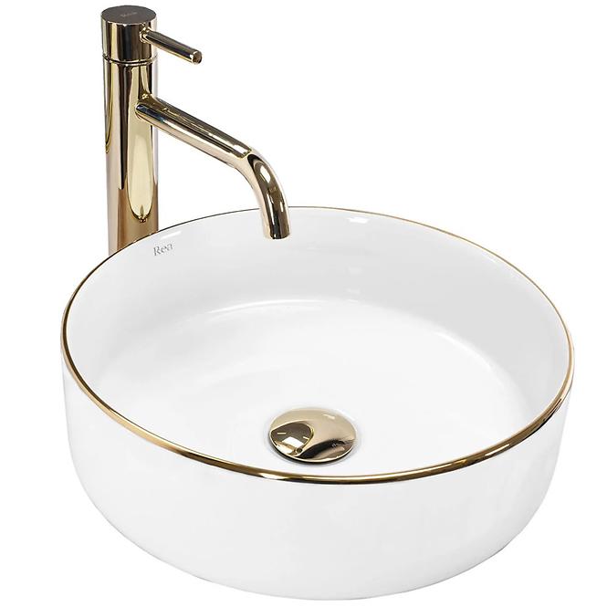 Aufsatzwaschbecken Sami Gold Edge