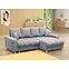 Ecksofa R/L hellgrau Whisper 17,8