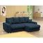 Ecksofa R/L dunkelblau Whisper 13,8