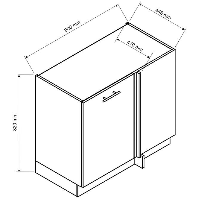 Küchenschrank Brit DNP beige