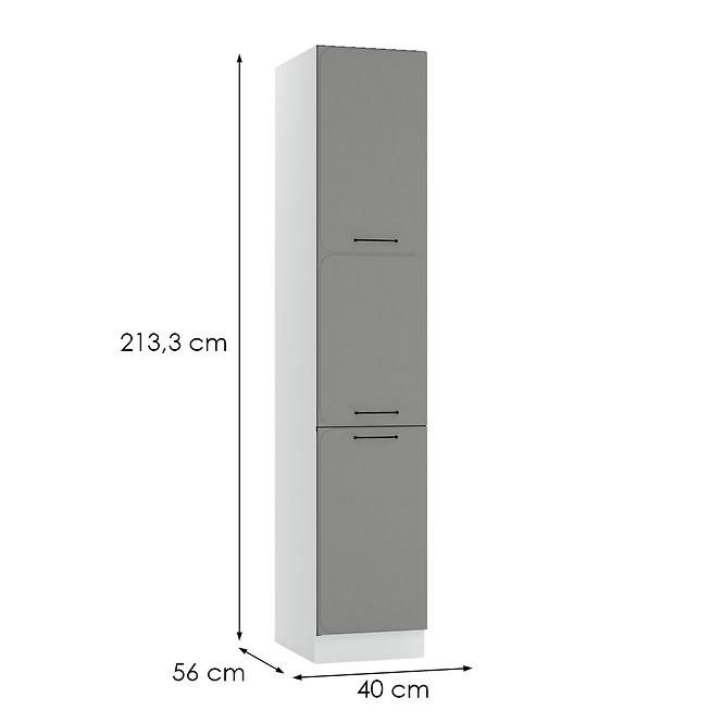 Küchenschrank Katrin D40SŁ/2133 grau matt