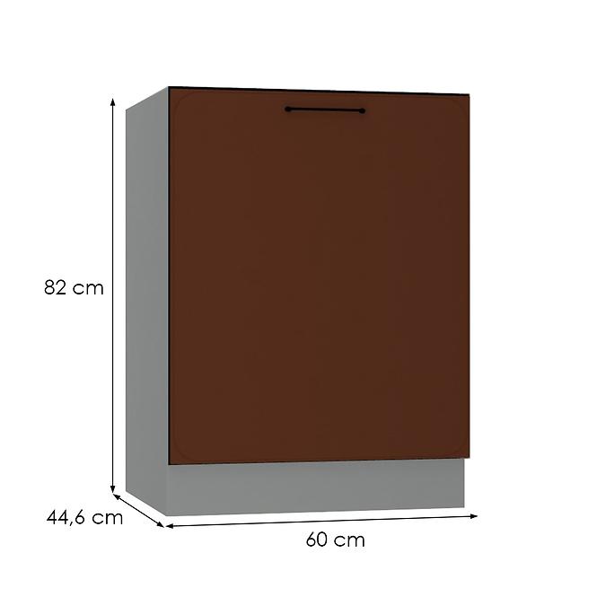 Küchenschrank Katrin D60PC ziegelrot