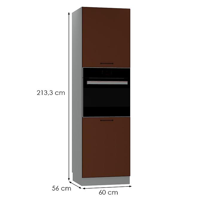 Küchenschrank Katrin D60 PK/2133 ziegelrot