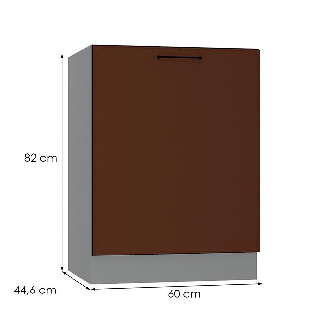 Küchenschrank Katrin D60ZL ziegelrot