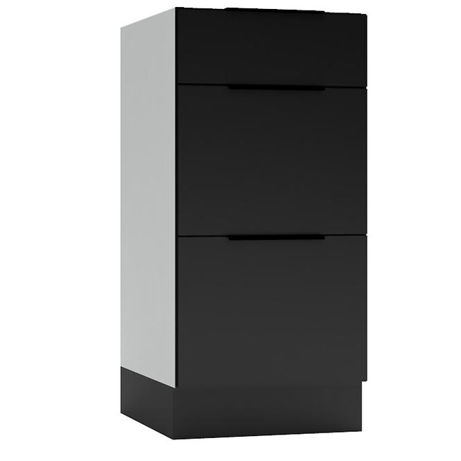 Küchenschrank Mina D40 S/3 schwarz