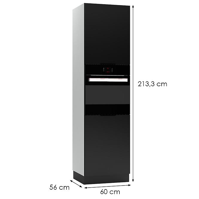 Küchenschrank Mina D60 PK/2133 schwarz