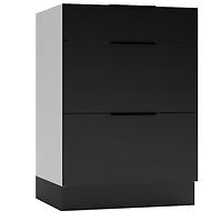 Küchenschrank Mina D60 S/3 schwarz