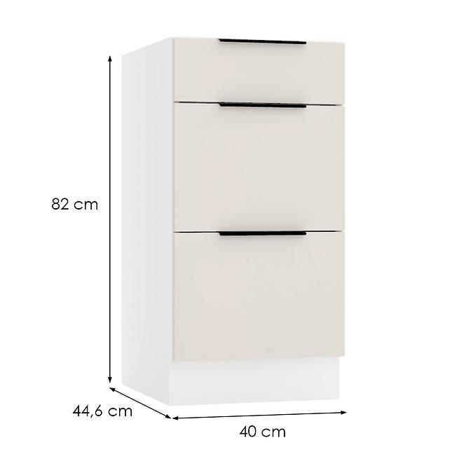 Küchenschrank Sonja D40 S/3 beige