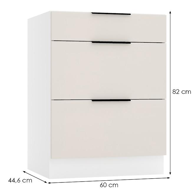 Küchenschrank Sonja D60 S/3 beige