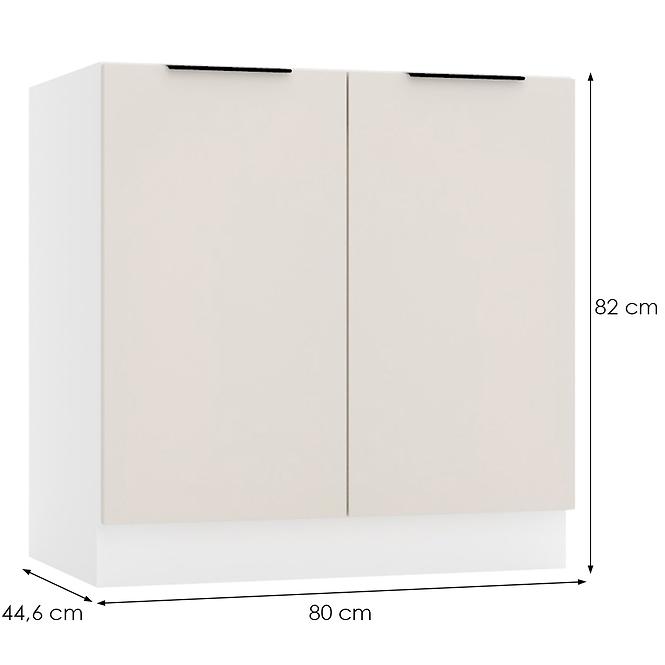 Küchenschrank Sonja D80ZL beige