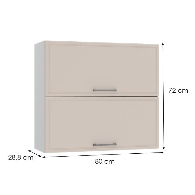 Küchenschrank Brit W80GRF/2 beige