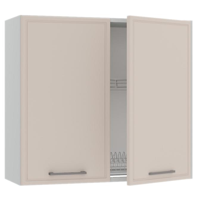 Küchenschrank Brit W80SU ALU beige