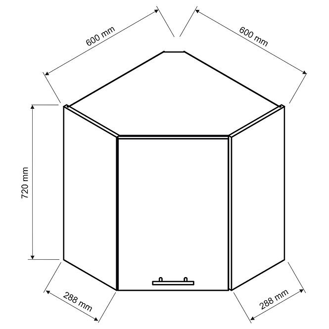 Küchenschrank Brit WR beige