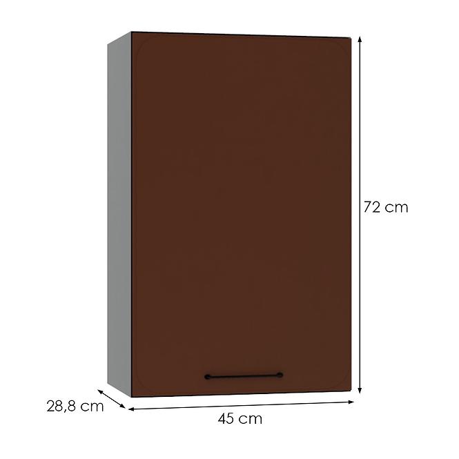 Küchenschrank Katrin W45 ziegelrot