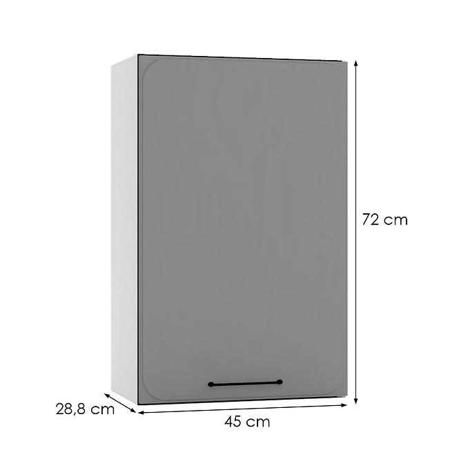 Küchenschrank Katrin W45 grau matt