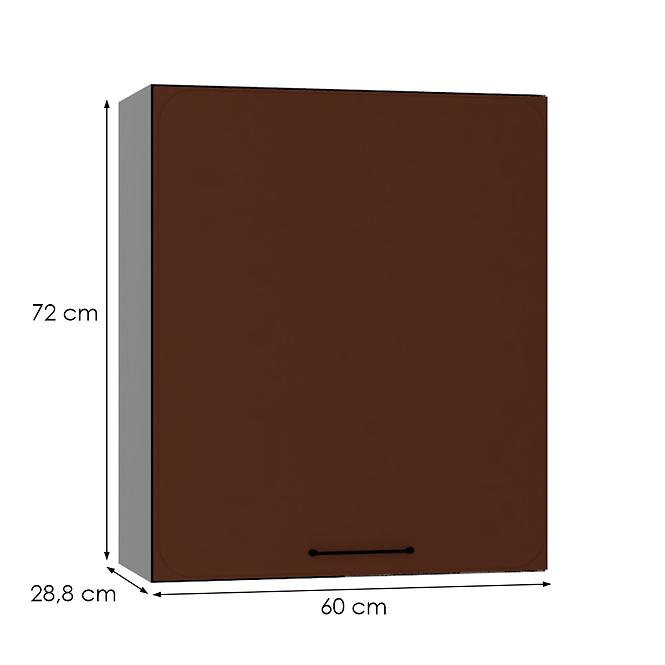 Küchenschrank Katrin W60 P/L ziegelrot