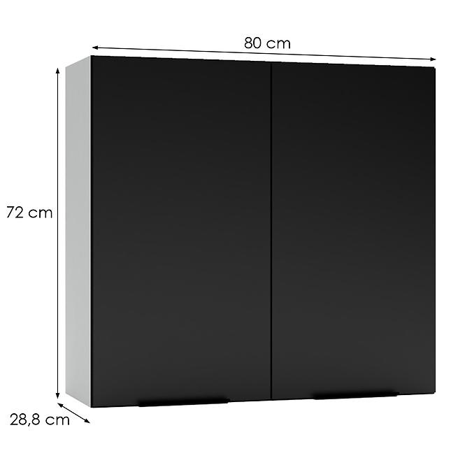 Küchenschrank Mina W80 schwarz