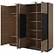 Kleiderschrank Nest 220 eiche artisan/anthrazit,4