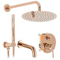 Unterputz Duschset Lungo Rea P6610 Roségold