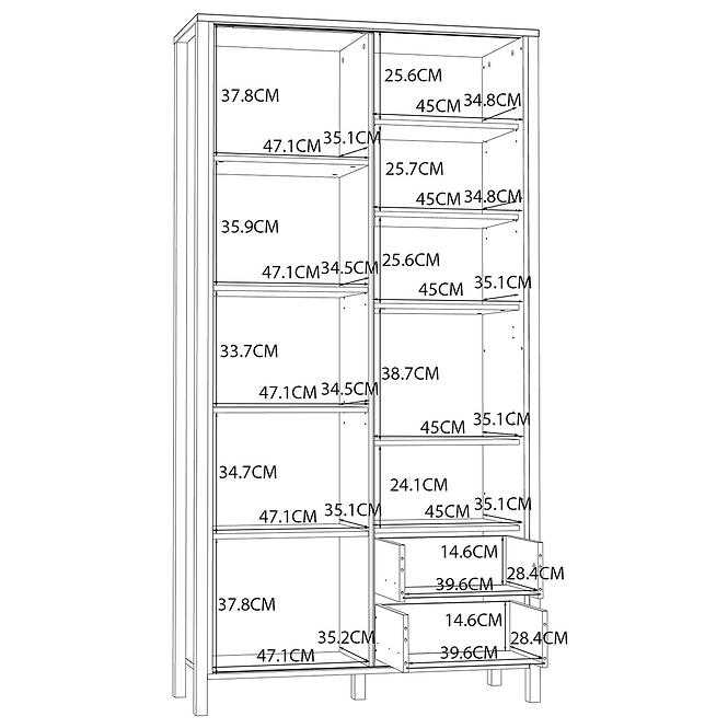 Vitrine Alanya JTNR722 L-M635