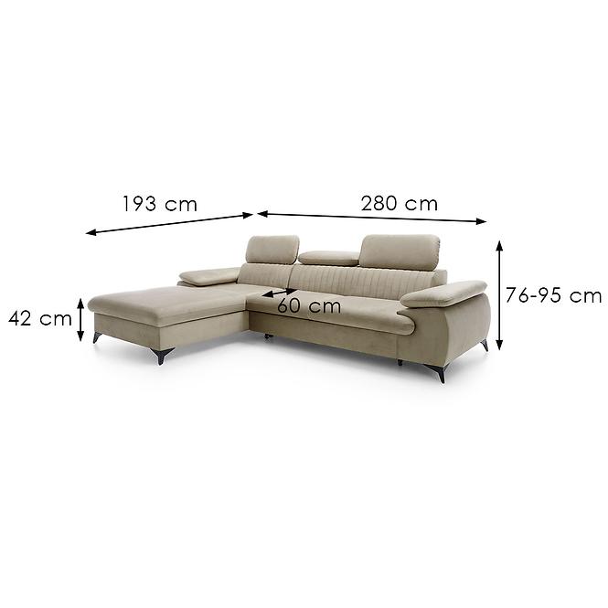 Ecksofa Belt L Element 6