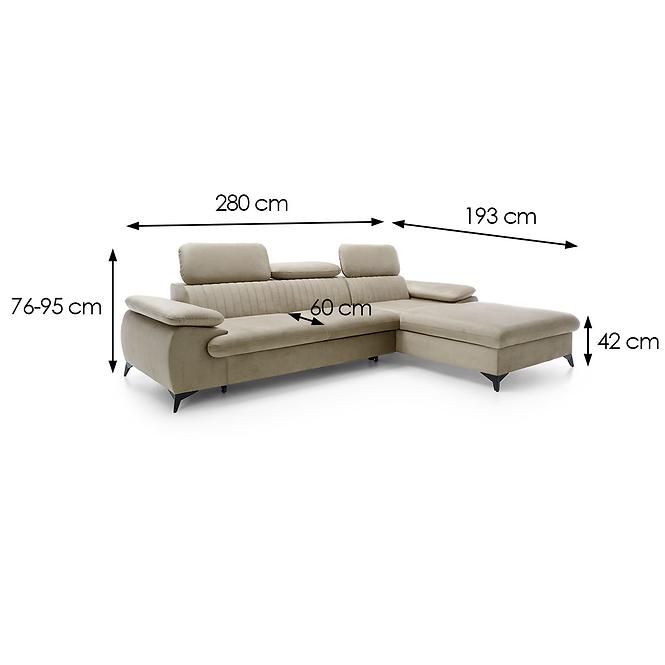 Ecksofa Belt P Element 6