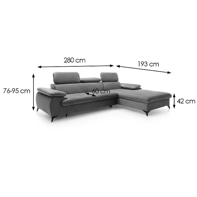 Ecksofa Belt P Element 23