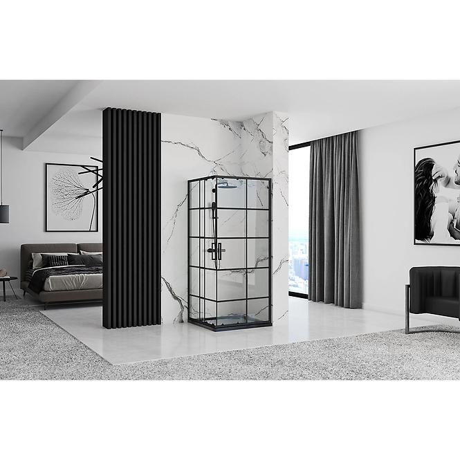 Duschkabine Concept Rea 100x80x190 black