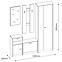 Garderobe Maja nuss imp./white pine,3