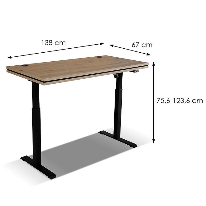 Schreibtisch Malta artisan Typ 161 (Arbeitsplatte 56 mm)