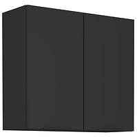 Küchenschrank Siena schwarze Matte 80g-72 2f