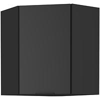 Küchenschrank Siena schwarze Matte 60x60 Gn-72 1f (45°)