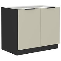 Küchenschrank Arona cashmere 80d 2f bb