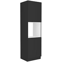 Küchenschrank Siena schwarze Matte 60dp-210 2f