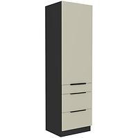 Küchenschrank Arona cashmere 60dks-210 1f 3s