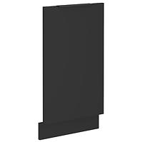 Türen für Einbauspülmaschine Siena schwarze Matte Zm 713x446