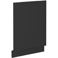 Türen für Einbauspülmaschine Siena schwarze Matte Zm 713x596