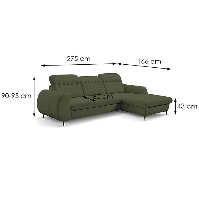 Ecksofa Bianco P Castel 39