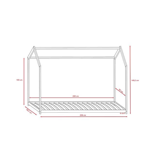 Bett Bella weiß 90x200