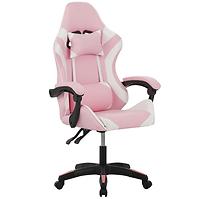 Gaming-Stuhl Kastor 8689 weiß/rosa