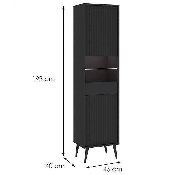 Vitrine 2D Barcelona Anthrazit