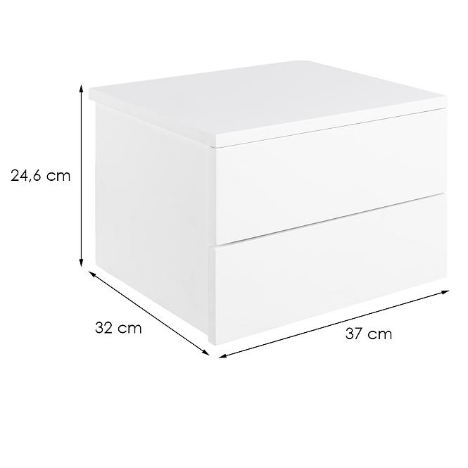 Nachttisch Double weiß 95760