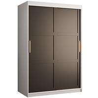 Schrank Amiro 1 120 weiß/schwarz