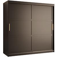 Schrank Amiro 1 180 schwarz/schwarz