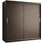 Schrank Amiro 1 180 schwarz/schwarz