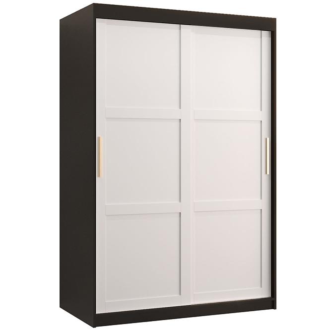 Schrank Amiro 1 120 schwarz/weiß